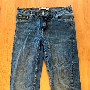 Levi's Kids 502 Dark Blue Skinny Jeans 14 Regular 27 waist 27 inseam
